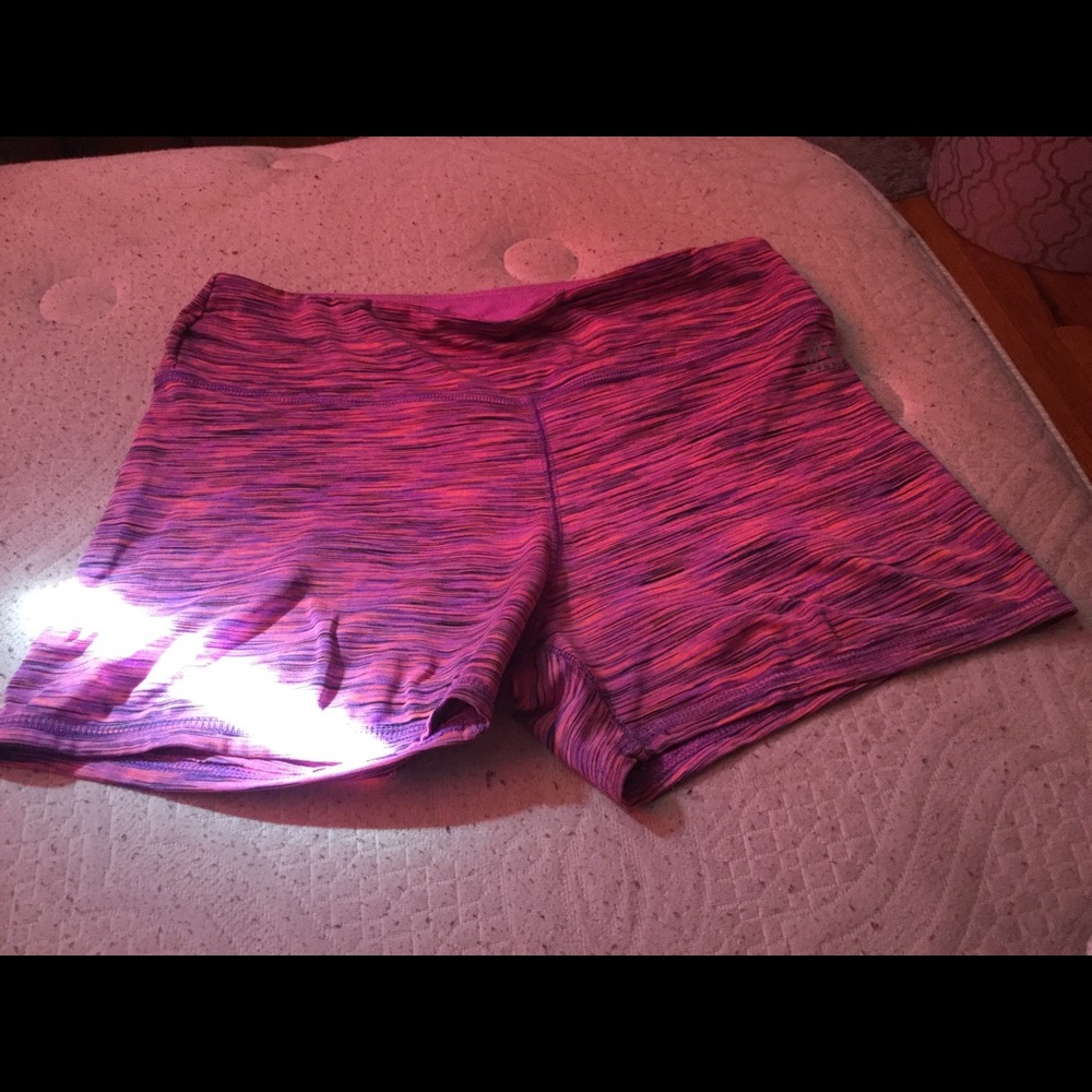 High waisted athletic shorts